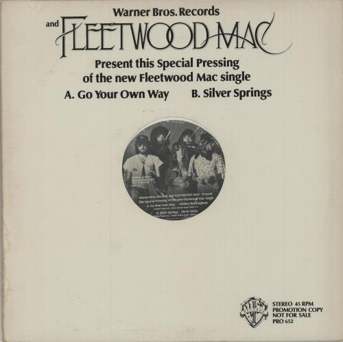 Fleetwood Mac Go Your Own Way US Promo 12